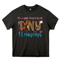 Asphalt its a good day to teach tiny humans Heavy Core Tee - NancyCooperArtShop
