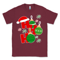 Burgundy Christmas Ho Ho Ho Classic Tee - Bettercallsaul