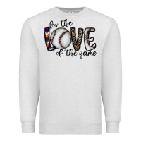 Oatmeal Heather for the love of the game baseball Premium Sweatshirt - CowhideDigitalArt