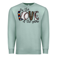Seafoam for the love of the game baseball Premium Sweatshirt - CowhideDigitalArt