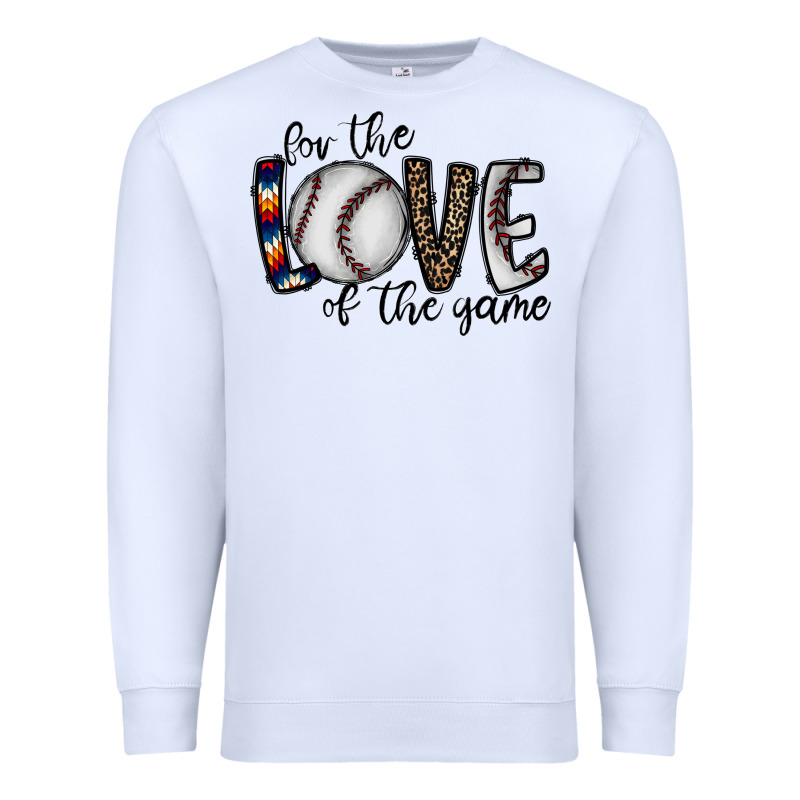 For The Love Of The Game Baseball Premium Sweatshirt by CowhideDigitalArt | Teevron