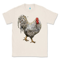 Natural dominique rooster Classic Tee - LillyAllenDesigns
