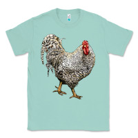 Seafoam dominique rooster Classic Tee - LillyAllenDesigns