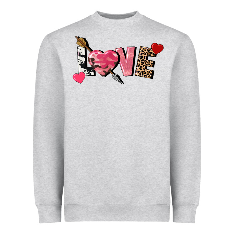 Love Valentine's Day Heavyweight Sweatshirt by FaDigitalArtStudio | Teevron