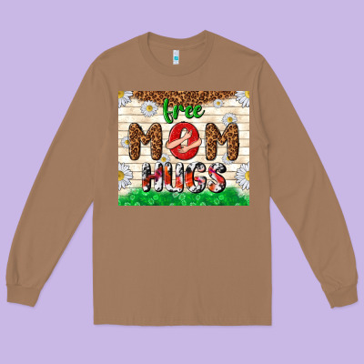 Free Mom Hugs Long Sleeve Tee Designed By Tumblerdesignbyshophia