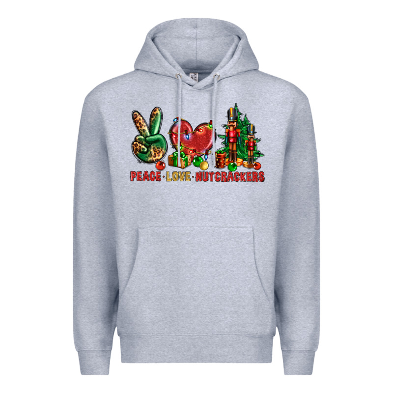 Peace Love Nutcrackers Premium Hoodie by BundleAndBundleShop | Teevron