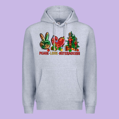 Peace Love Nutcrackers Premium Hoodie Designed By Bundleandbundleshop