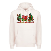 Pale Pink Peace Love Nutcrackers Premium Hoodie - BundleAndBundleShop