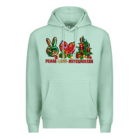 Seafoam Peace Love Nutcrackers Premium Hoodie - BundleAndBundleShop