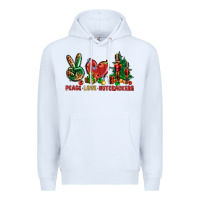 White Peace Love Nutcrackers Premium Hoodie - BundleAndBundleShop