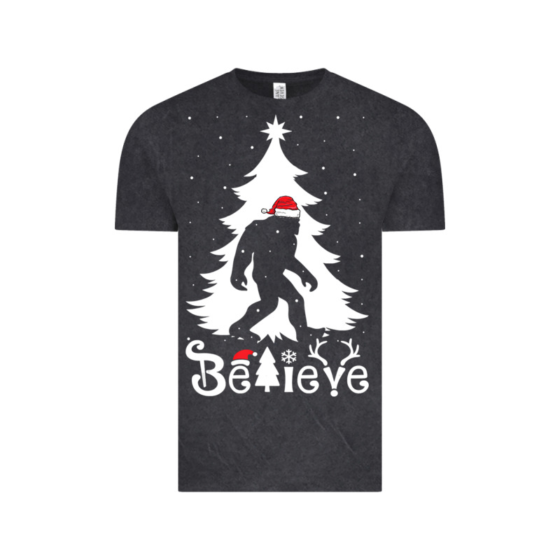 Bigfoot Christmas Shirt Vintage Tee by DesigneFamous | Teevron