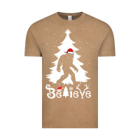 Vintage Coffee bigfoot christmas shirt Vintage Tee - DesigneFamous