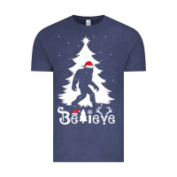 Vintage Denim bigfoot christmas shirt Vintage Tee - DesigneFamous