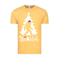 Vintage Mustard bigfoot christmas shirt Vintage Tee - DesigneFamous