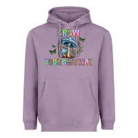 Lavender grow your own way Heavyweight Hoodie - CowhideDigitalArt