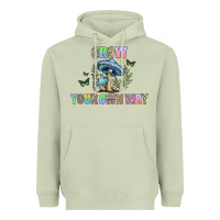 Matcha grow your own way Heavyweight Hoodie - CowhideDigitalArt