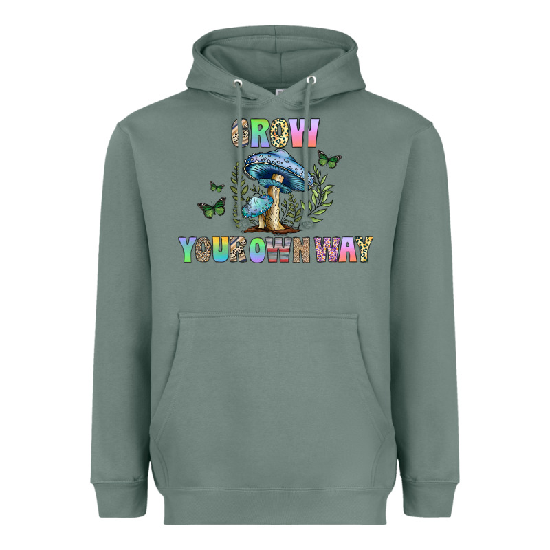 Grow Your Own Way Heavyweight Hoodie by CowhideDigitalArt | Teevron
