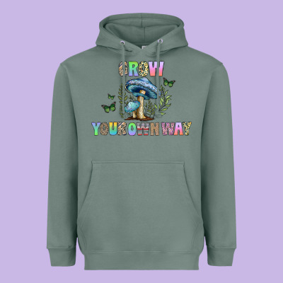 Grow Your Own Way Heavyweight Hoodie Designed By Cowhidedigitalart