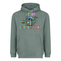 Sage grow your own way Heavyweight Hoodie - CowhideDigitalArt