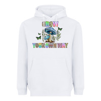White grow your own way Heavyweight Hoodie - CowhideDigitalArt