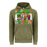 Vintage Olive Halloween Coffee Cups Vintage Hoodie - texasbilliewilder
