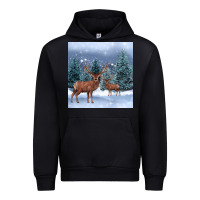 Winter Deer Urban Hoodie | Teevron