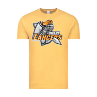 Vintage Mustard omaha lancers Vintage Tee - DesigneFamous