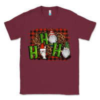 Burgundy ho ho ho gnomes christmas Classic Tee - RanaPortraitStore