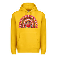 Lemon valentines day rainbow with heart Premium Hoodie - RanaPortraitStore