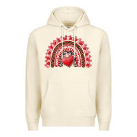 Sandshell valentines day rainbow with heart Premium Hoodie - RanaPortraitStore