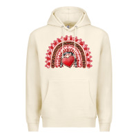 Tofu valentines day rainbow with heart Premium Hoodie - RanaPortraitStore
