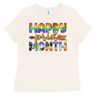 Bone Western Happy Pride Month LGBTQ+ Ladies Tee - BundleAndBundleShop