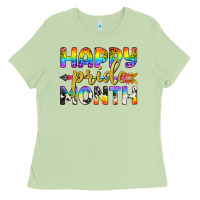 Matcha Western Happy Pride Month LGBTQ+ Ladies Tee - BundleAndBundleShop
