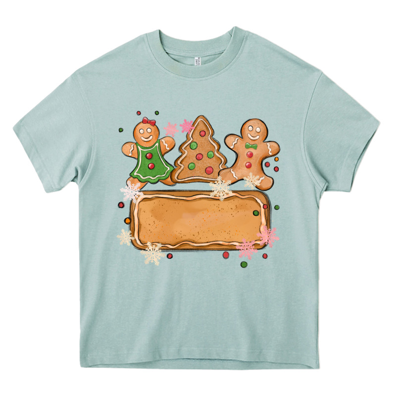 Costom Name Christmas Cookie Heavy Core Tee by MaliasSmallBusiness | Teevron
