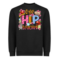 Black Easter Day One hip Teacher Heavyweight Sweatshirt - OliviaCreatesArt