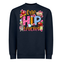 Navy Easter Day One hip Teacher Heavyweight Sweatshirt - OliviaCreatesArt