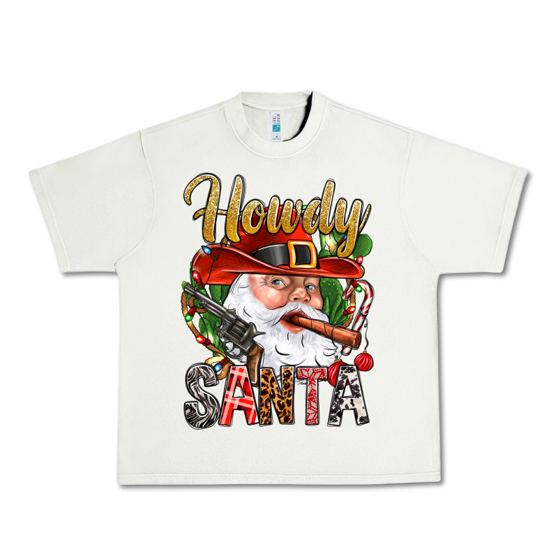 Howdy Santa Urban Heavy Tee by NancyCooperArtShop | Teevron