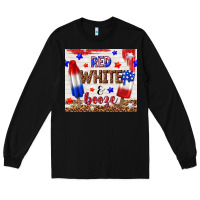 Black red white and booze Long Sleeve Tee - TumblerDesignByShophia