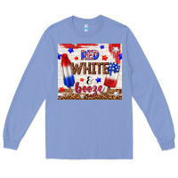 Colony Blue red white and booze Long Sleeve Tee - TumblerDesignByShophia