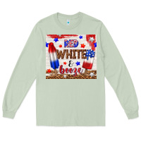 Matcha red white and booze Long Sleeve Tee - TumblerDesignByShophia
