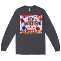 Smoke red white and booze Long Sleeve Tee - TumblerDesignByShophia