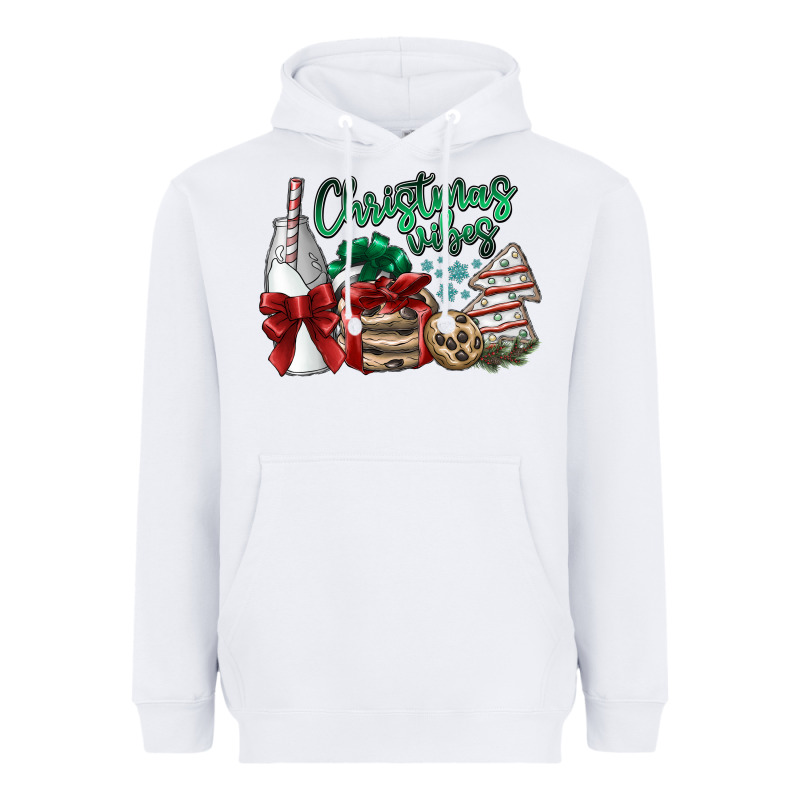 Christmas Vibes Heavyweight Hoodie by SublimationCraftShop | Teevron