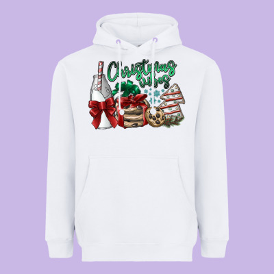 Christmas Vibes Heavyweight Hoodie Designed By Sublimationcraftshop