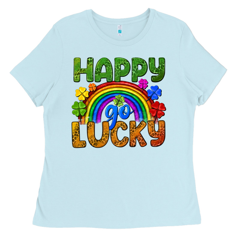 Western Happy Go Lucky Lgbtq+ Ladies Tee by BundleAndBundleShop | Teevron