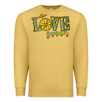 Antique Gold love summer Premium Sweatshirt - CowhideDigitalArt