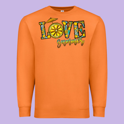 Love Summer Premium Sweatshirt Designed By Cowhidedigitalart