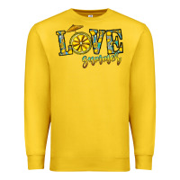 Lemon love summer Premium Sweatshirt - CowhideDigitalArt