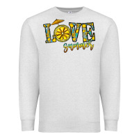 Oatmeal Heather love summer Premium Sweatshirt - CowhideDigitalArt