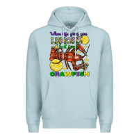 Blue Mist When Life Gives You Lemons Boil Some Crawfish Mardi Gras Premium Hoodie - FaDigitalArtStudio