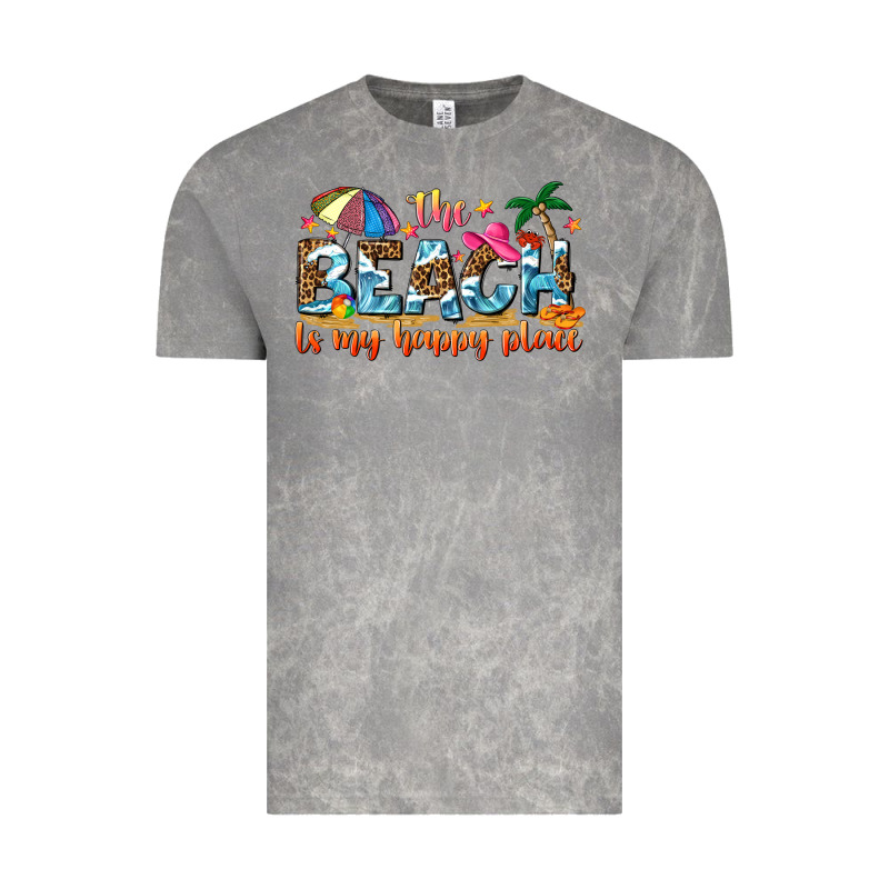 The Beach Is My Happy Place Vintage Tee by NancyCooperArtShop | Teevron